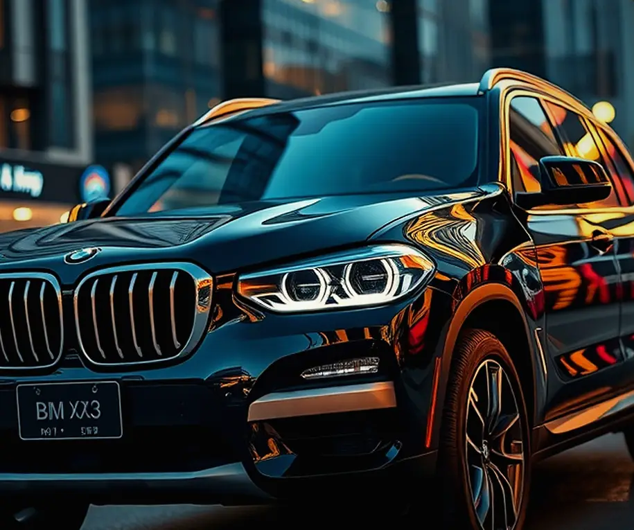 수내 BMW 5시리즈 장기렌트 시공 전